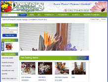 Tablet Screenshot of dawnsflowers.com